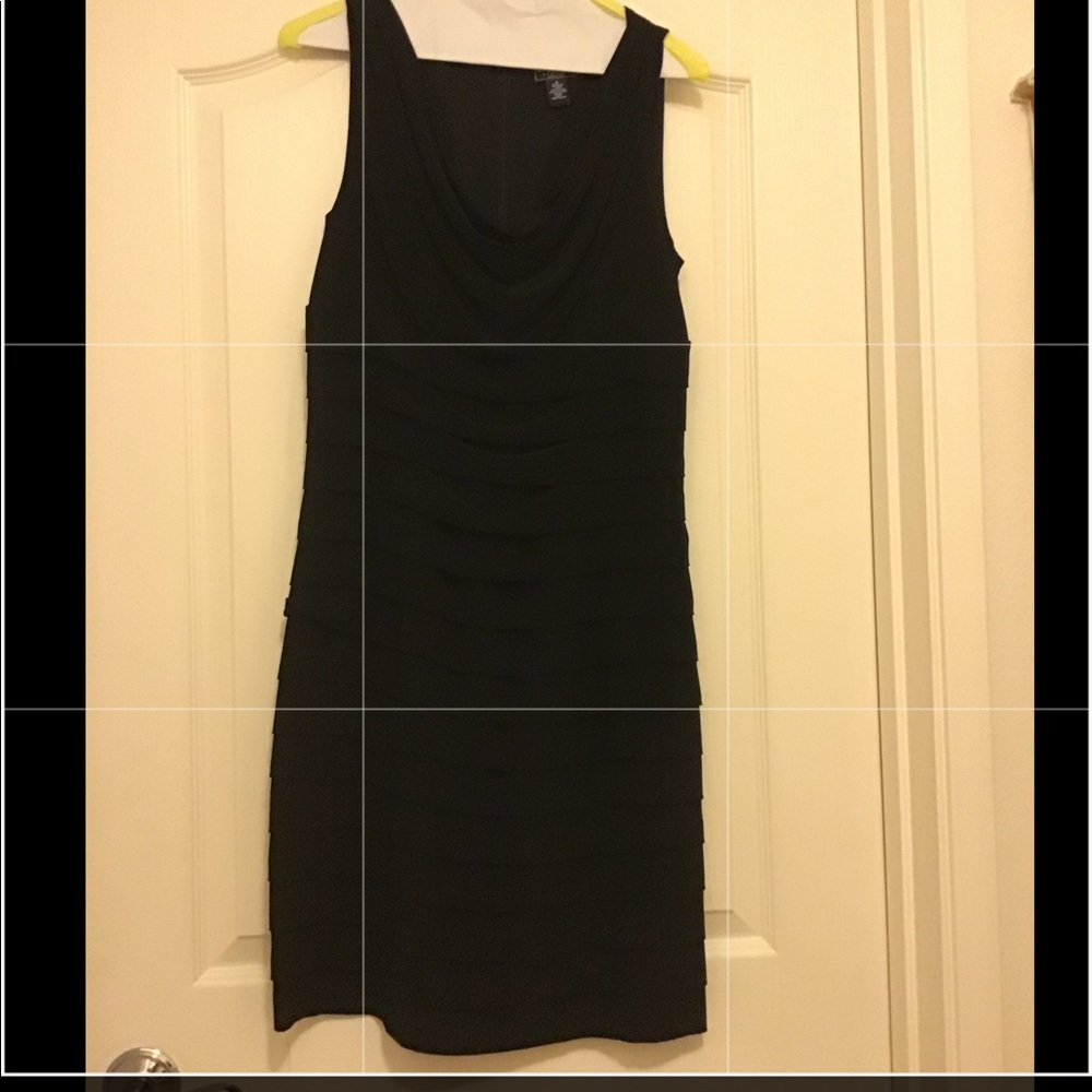 Women’s tight fitting ruffle dress